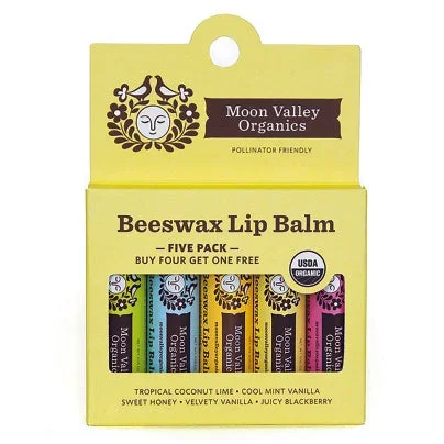 5 Pack Beeswax Lip Balm Lip Balm – 4 Pack