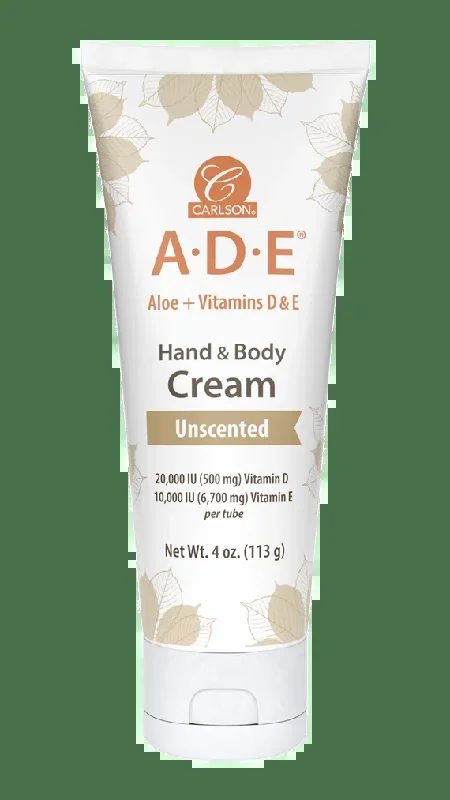 A.D.E Hand & Body Cream Unscented 4 oz