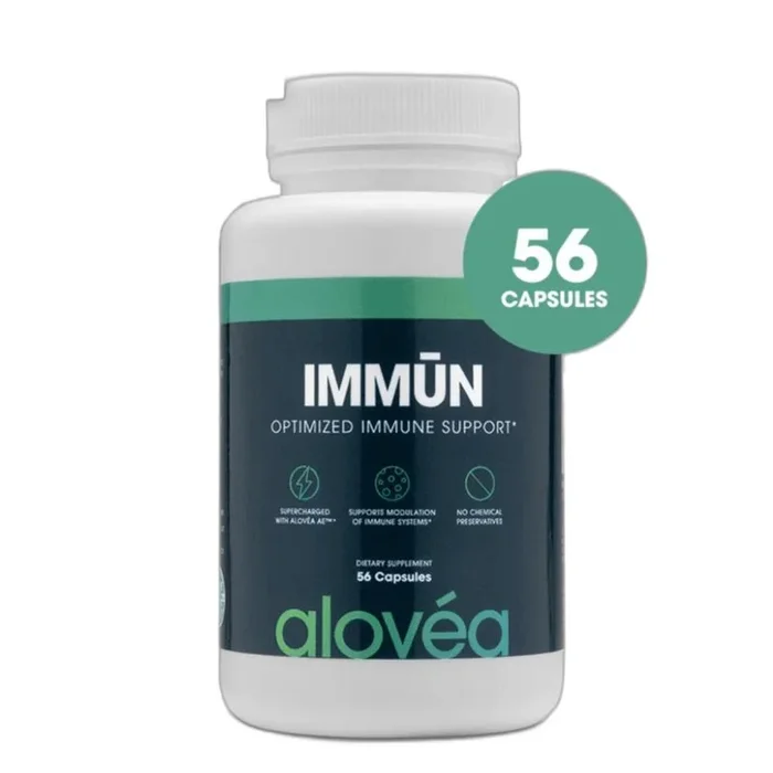 Alovea Immun – Acemannan – Immune System Stimulant – Aloe – 56 Caps