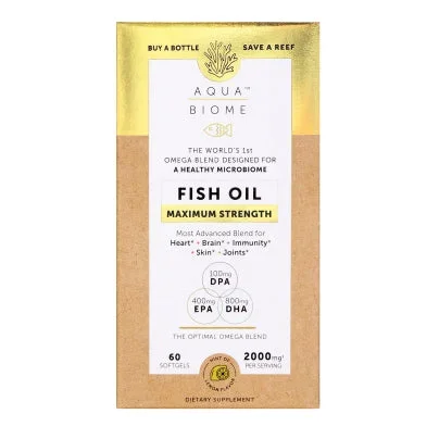 Aqua Biome™ Fish Oil Maximum Strength 120 Softgels
