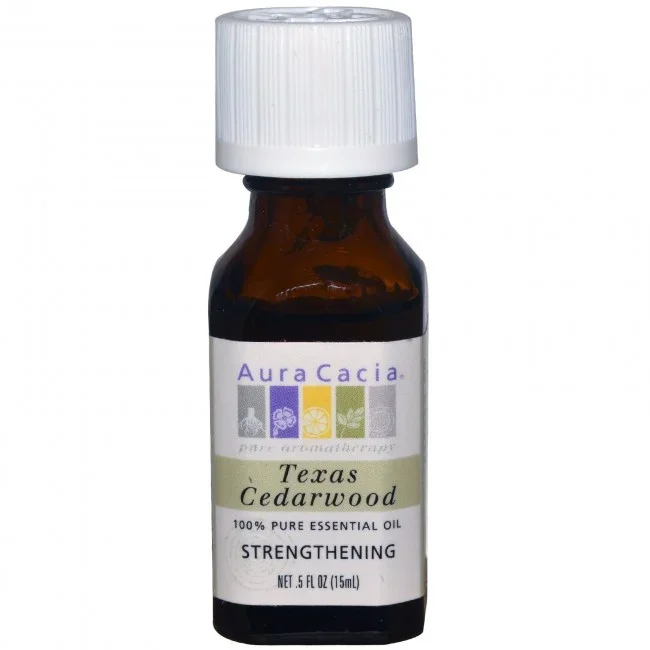 Aura Cacia Essential Oil Texas Cedarwood 0.5 fl oz