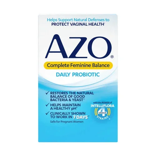 Azo, Complete Feminine Balance Daily Probiotic, 30 Caps