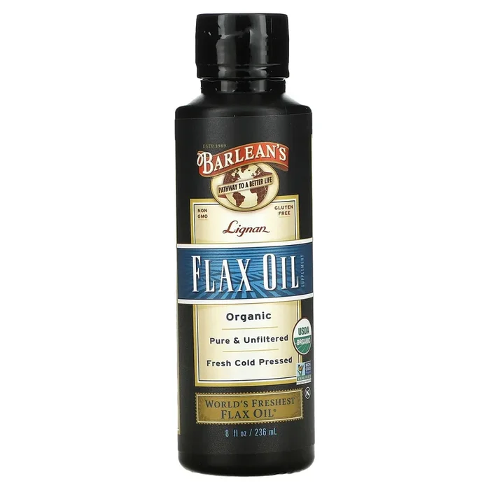 Barlean’s, Lignan Flax Oil, 8 Oz