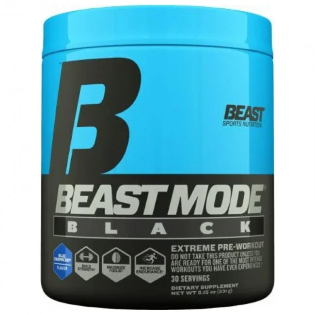 Beast Sports Nutrition Beast Mode Black Blue Raspberry 30 servings