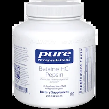 Betaine HCL Pepsin 250 vcaps