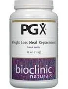 Bioclinic Naturals PGX Weightloss Meal Replacement 35oz (1kg) French Vanilla