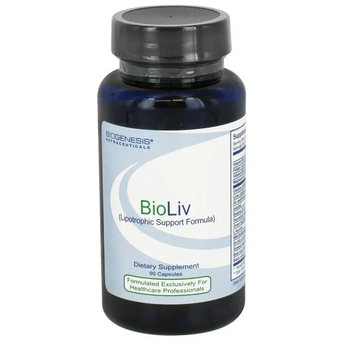 BioGenesis Nutraceuticals – BioLiv Lipotrophic Support Formula – 90 Capsules