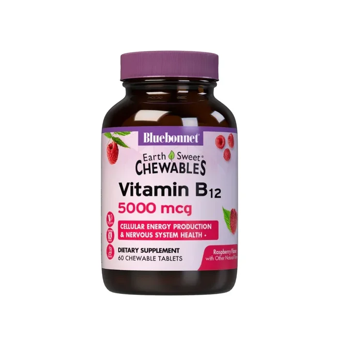 Bluebonnet Vitamin B-12 5000mcg 60 Chewable