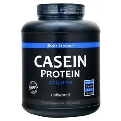 BodyStrong 100% Casein Protein Unflavored 5 lbs