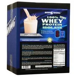 BodyStrong 100% Whey Protein Isolate – Natural Unflavored 10 lbs