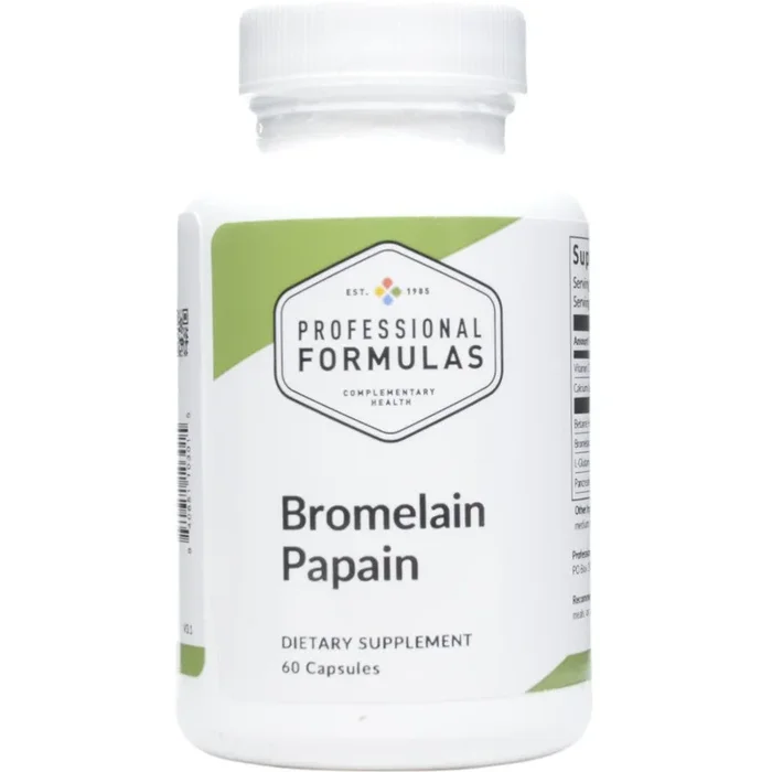 Bromelain Papain 60 caps by Professional Formulas