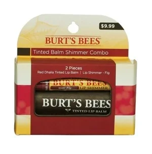 Burt’s Bees Tinted Balm Shimmer Combo Red Dahlia & Fig Shimmer