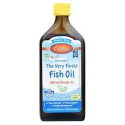 Carlson Kid’s Norwegian The Very Finest Fish Oil Natural Lemon 16.9 fl.oz
