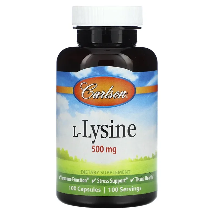 Carlson Labs, L-Lysine, 100 Capsules