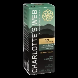 Charlotte’s Web Hemp Extract 17 mg CBD Mint Chocolate-100 mL