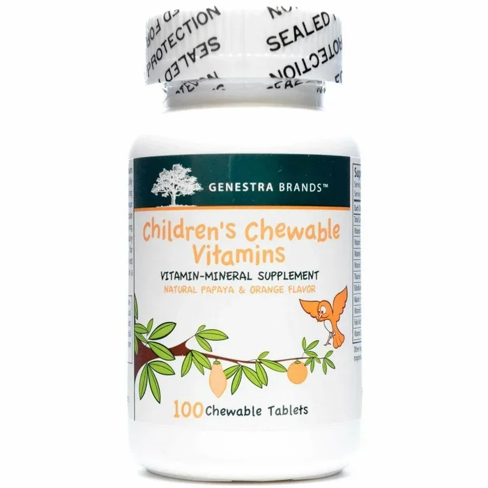 Children’s Chewable Vitamins 100 tabs by Seroyal Genestra