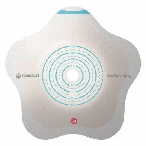 Coloplast, Ostomy Barrier SenSura Mio Convex Flip Pre-Cut, Standard Wear Red Code 1-3/16 Inch Stoma, Box Of 5