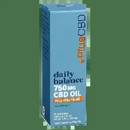 Cv Sciences Plus CBD Daily Balance Full Spectrum Peppermint–75 Servings-1.86 oz