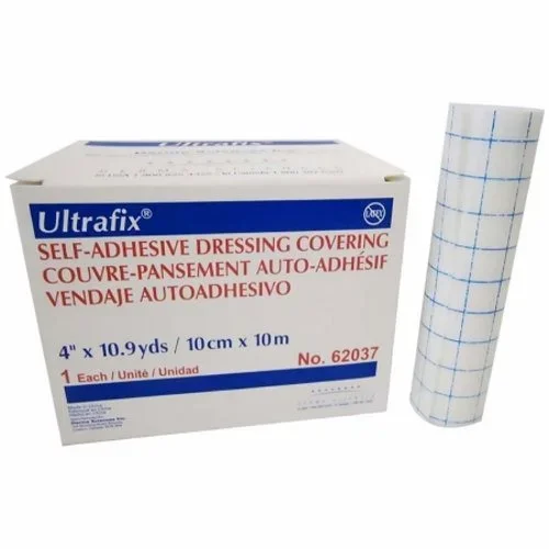 Derma e, Dressing Retention Tape Ultrafix Skin Friendly Nonwoven 4 Inch X 11 Yard White NonSterile, Count of 1