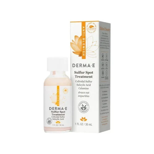 Derma e, Sulfur Spot Treatment, 1 Oz