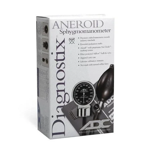 Diagnostix, Aneroid Sphygmomanometer Unit Adult Cuff Nylon Cuff 23 – 40 cm 720-11ABK, Count of 1