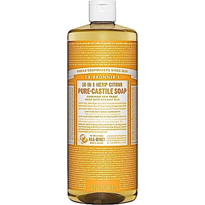 Dr Bronner’s, Organic Castile Liquid Soap Citrus Orange, 32 Oz