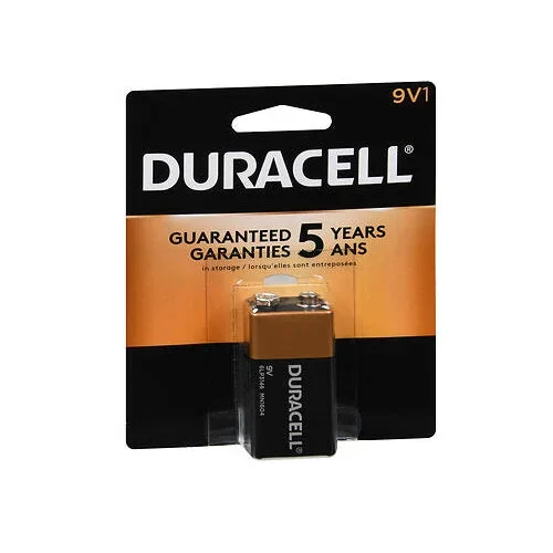Duracell, Alkaline Nine Volts Battery, 1 Count