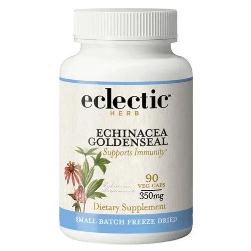 Eclectic Herb, Echinacea – Goldenseal, 90 Caps
