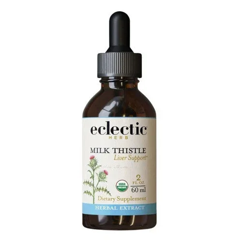 Eclectic Herb, Milk Thistle, 2 Oz with Alcohol