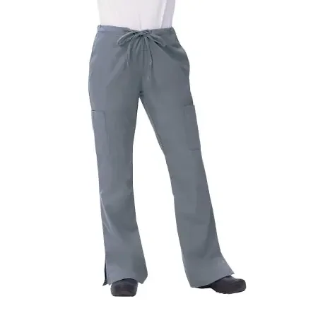 Fashion Seal Uniforms – Scrub Pants Cargo Large Pewter Female – 8104-L