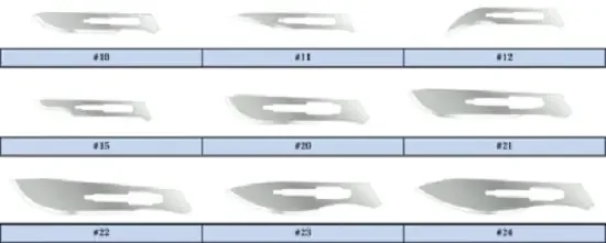 Feather – Surgical Blade Stainless Steel No. 20 Sterile Disposable Individually Wrapped – 2976 20
