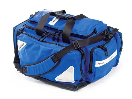 Ferno Model 5111 – Trauma Airway Management Bag Red DuPont Cordura Material 12-1/2 X 15 X 25 Inch – 0819801
