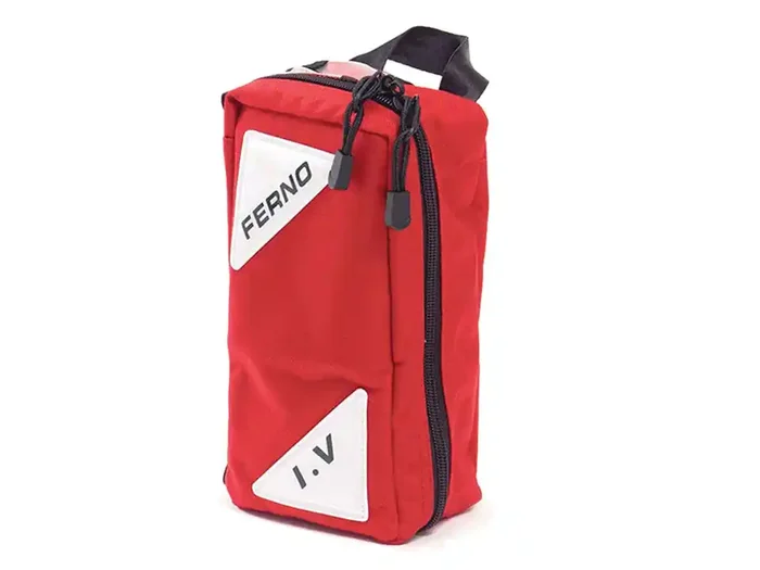 Ferno Model 5116 – IV Mini Bag Red DuPont Cordura Material 9 X 4-1/2 X 11 Inch – 0819818