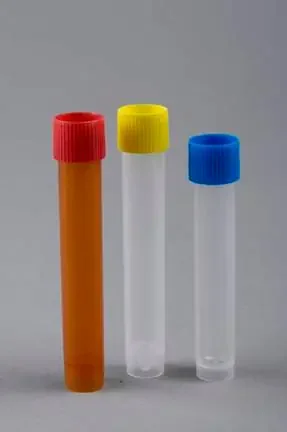 Fisher Scientific – Transport Tube Conical Bottom, Skirted Plain 16 X 92 mm 10 mL White Screw Cap Polypropylene Tube – 22170212
