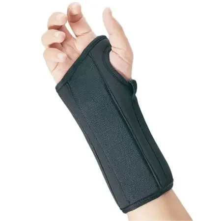 FLA ProLite – Wrist Brace Elastic / Foam / Metal / Polyester Right Hand Black Large – 22-450LGBLK
