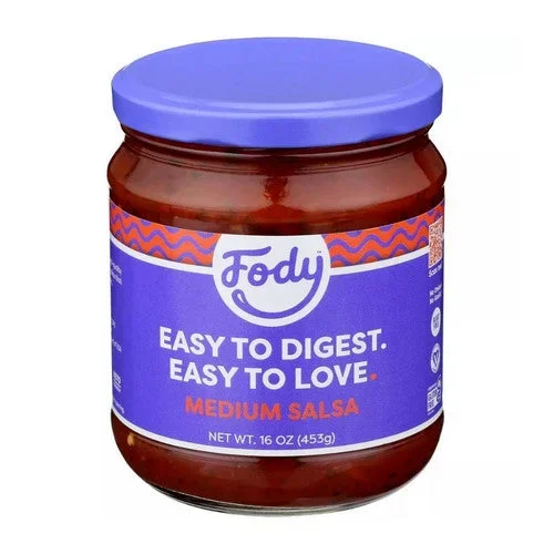 Fody Foods, Salsa Med Low Fodmap, 16 Oz(Case Of 6)