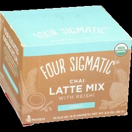 Four Sigmatic Chai Latte Mix with Reishi Chill–10 Packets-6 g