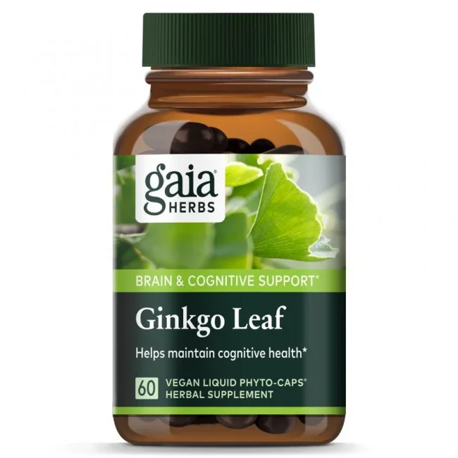Gaia Herbs Ginkgo Leaf 60 Capsules