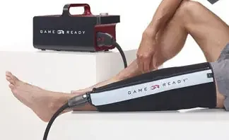 Game Ready – Compression Pump Knee Wrap With Active Temperature Therapy Knee One Size Fits Most – 13-2514