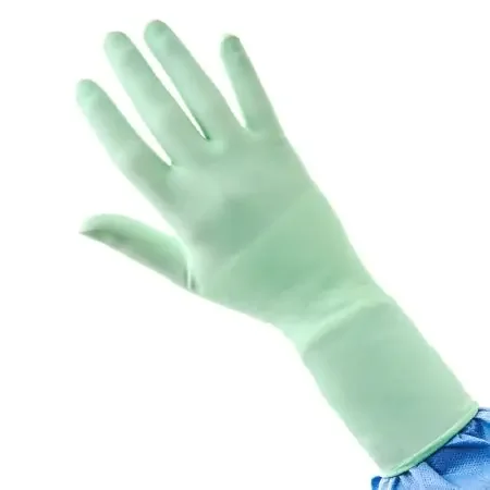 GAMMEX – Surgical Glove Size 6.5 Sterile Pair Polyisoprene Extended Cuff Length Micro-Textured Green Chemo Tested – 46165