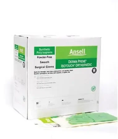 GAMMEX Non-Latex PI Ortho – Surgical Glove Size 8 Sterile Pair Polyisoprene Extended Cuff Length Smooth Light Green Not Chemo Approved – 20686580