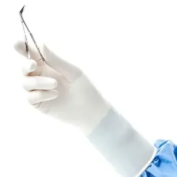 GAMMEX PI Hybrid – Surgical Glove Size 6 Sterile Pair Polychloroprene / Polyisoprene Extended Cuff Length Micro-Textured Natural Chemo Tested – 340063060