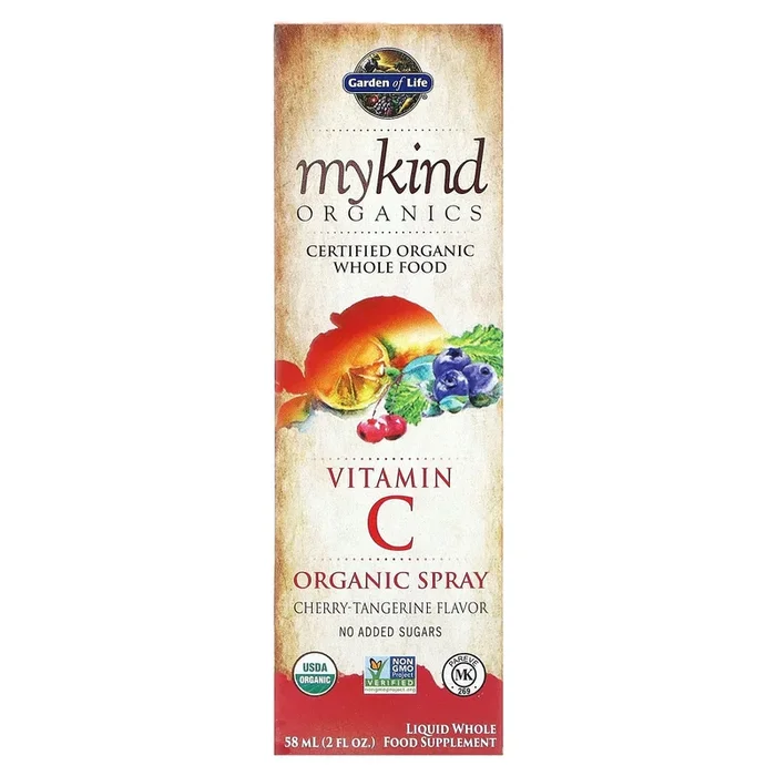Garden Of Life, mykind Org. Vitamin C Cherry-Tangerine, 2 Oz