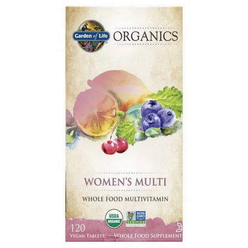 Garden of Life, Organics Women’s Multi, 120 Tabs