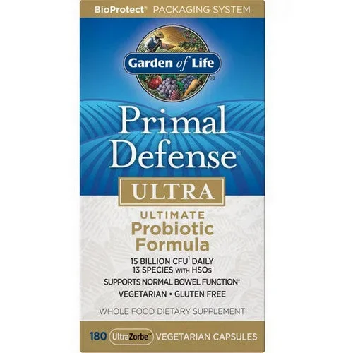 Garden of Life, Primal Defense, Ultra 180 Caps
