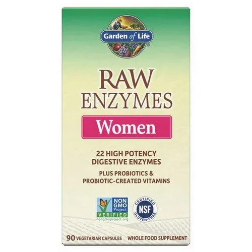 Garden of Life, RAW Enzymes Women, 90 caps