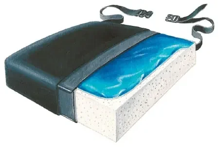 Gel-Foam – Seat Cushion 20 W X 16 D X 2-1/2 H Inch Foam / Gel – 751020