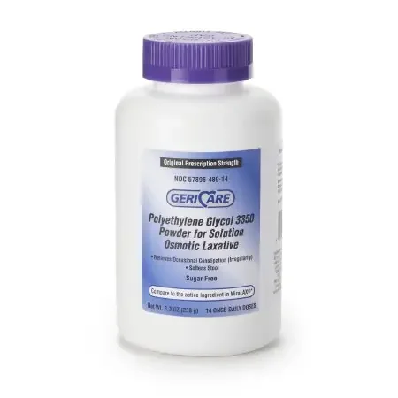 Geri-Care – Laxative Powder 8.3 oz. Polyethylene Glycol 3350 – 57896048914