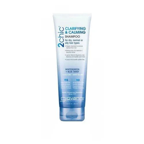 Giovanni Cosmetics, 2chic Clarifying & Calming Shampoo, 8.5 Oz
