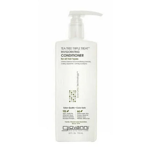 Giovanni Cosmetics, Tea Tree Triple Treat Invigorating Conditioner, 24 Fl Oz